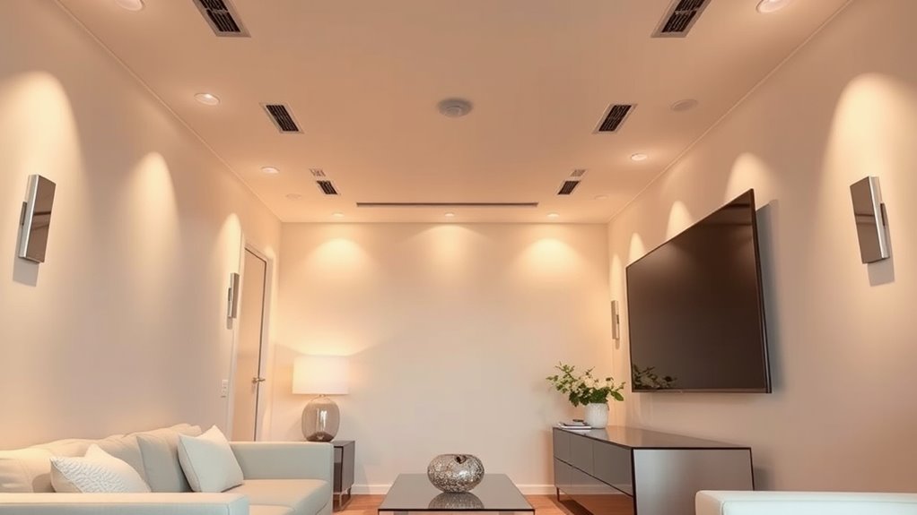 layered lighting creates spaciousness