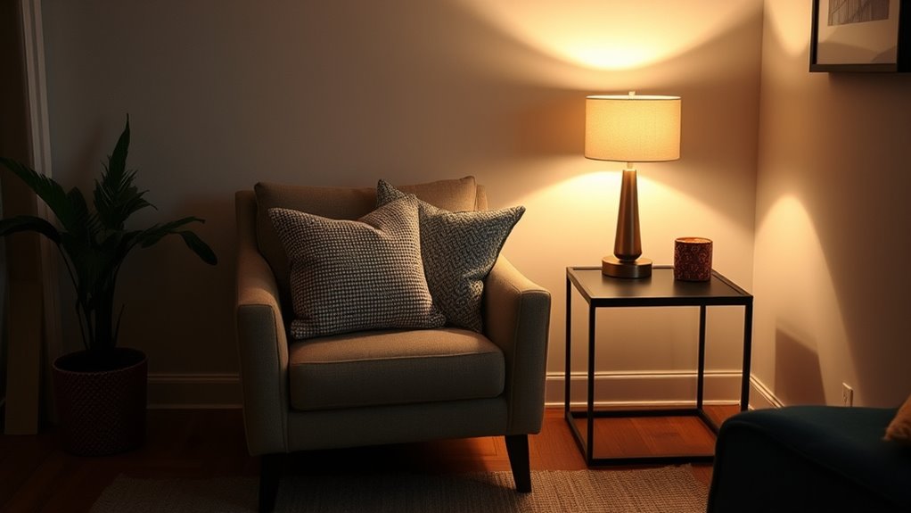 layered lighting enhances ambiance