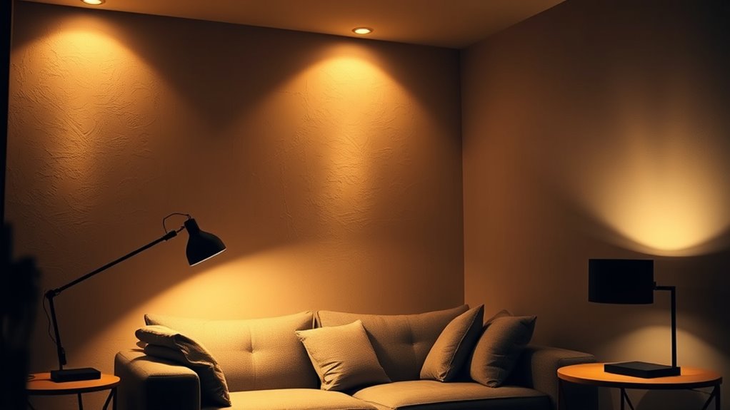 layered lighting enhances depth