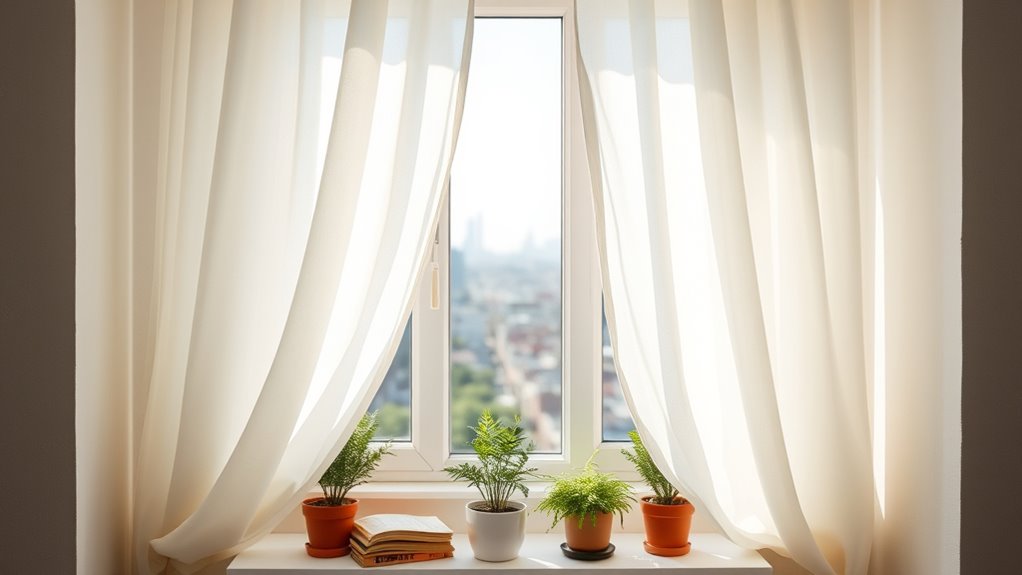 light airy window treatments