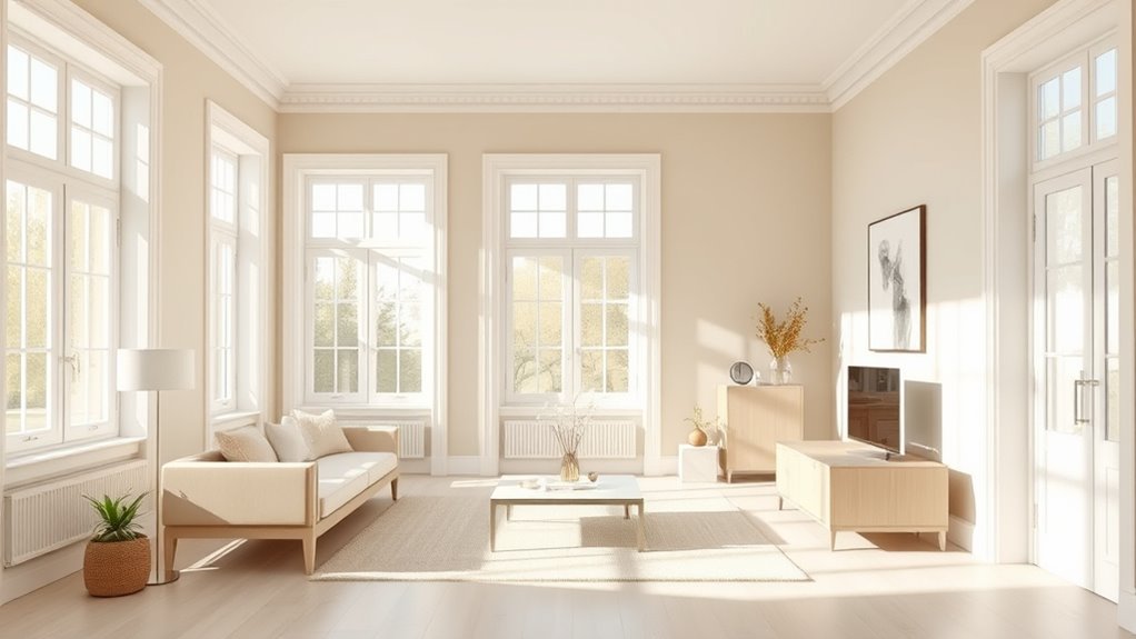 light neutral spacious design