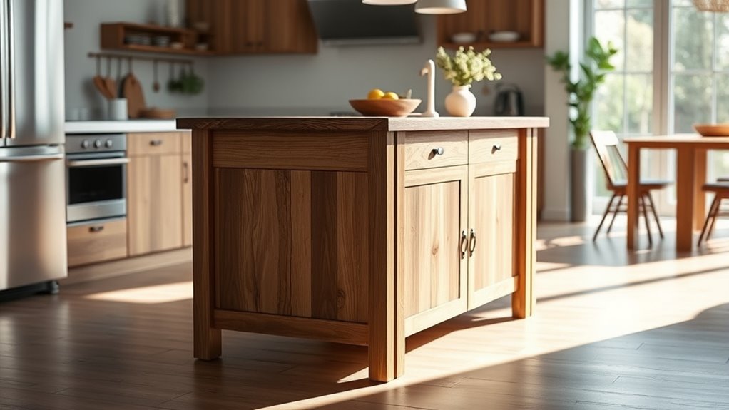 lightweight collapsible kitchen island