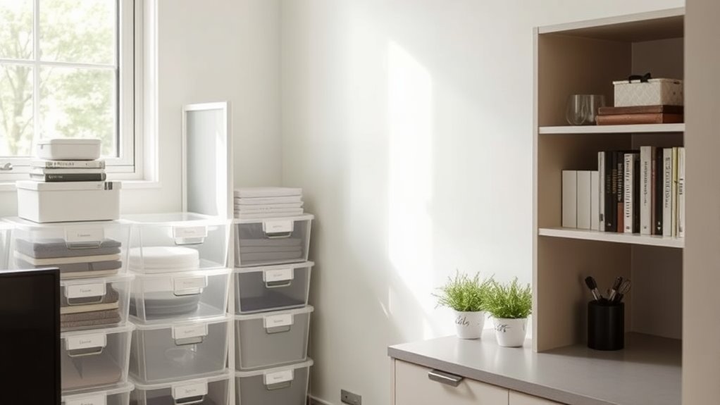maintain clutter free minimalist space