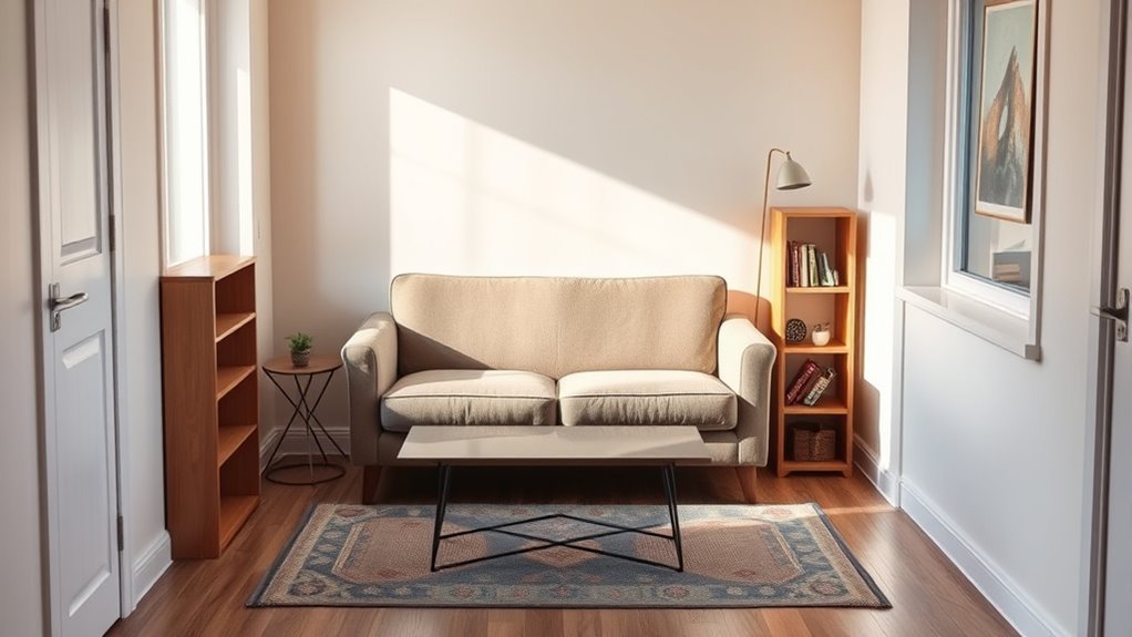 match furniture to space