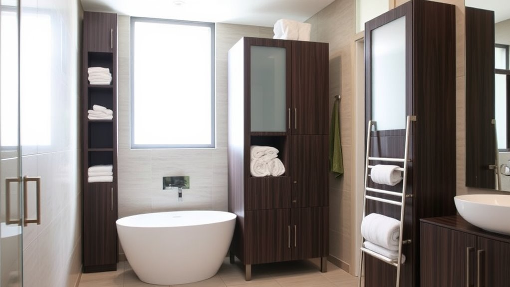 maximize bathroom space efficiently