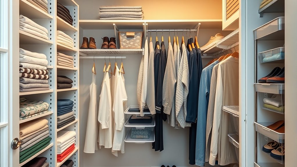 maximize closet storage space