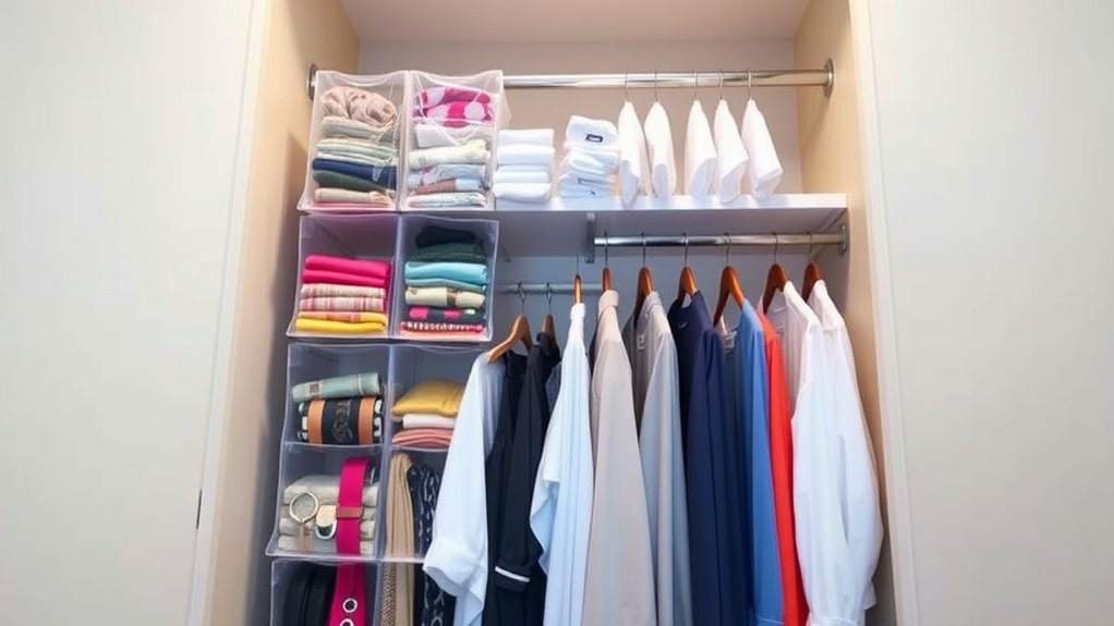 maximize closet vertical space