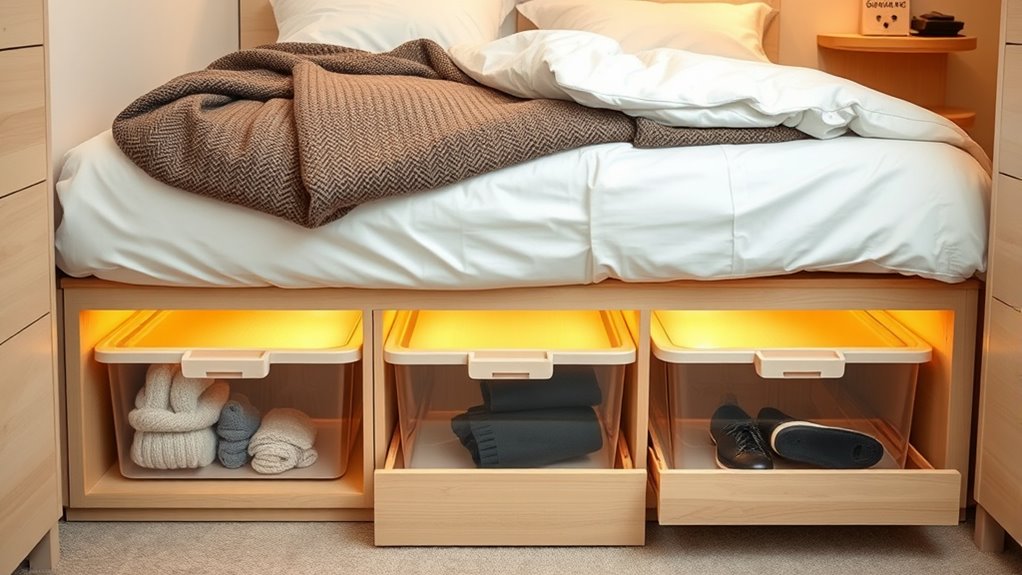 maximize hidden under bed storage