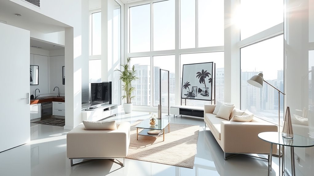 maximize natural light reflection