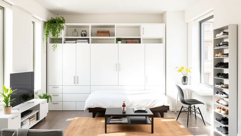 maximize small apartment storage