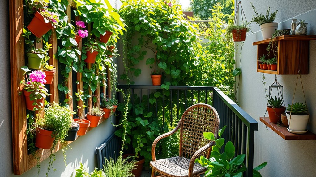 maximize small balcony greenery