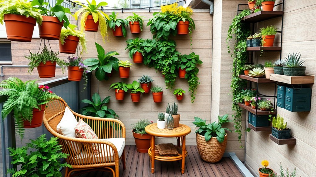 maximize small balcony space
