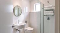 maximize small bathroom space