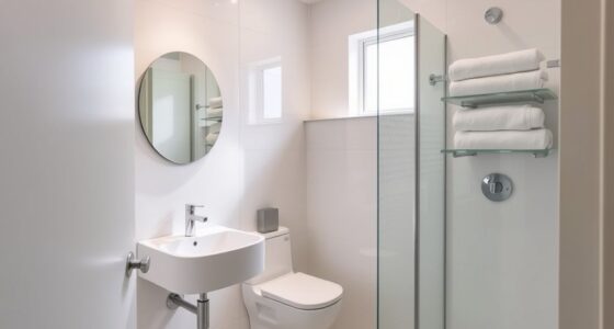 maximize small bathroom space