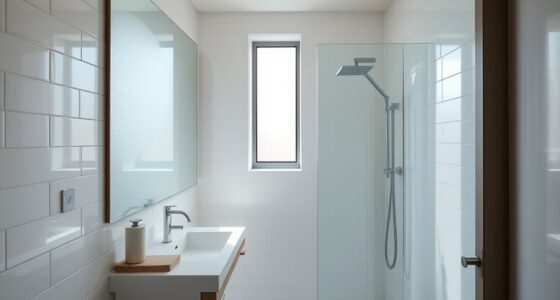 maximize small bathroom space
