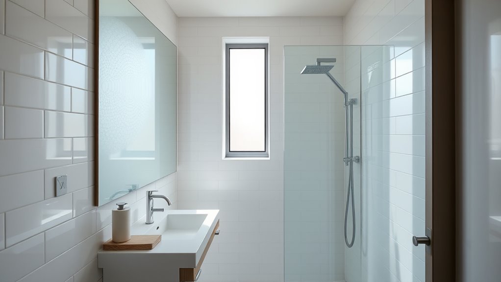 maximize small bathroom space