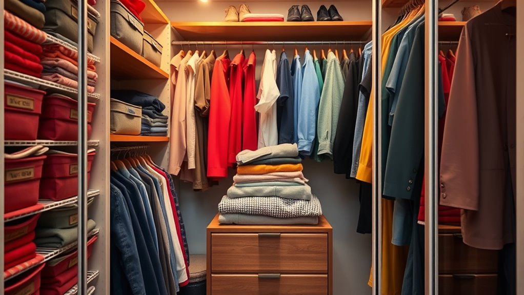 maximize small closet space