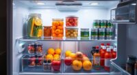 maximize small fridge storage