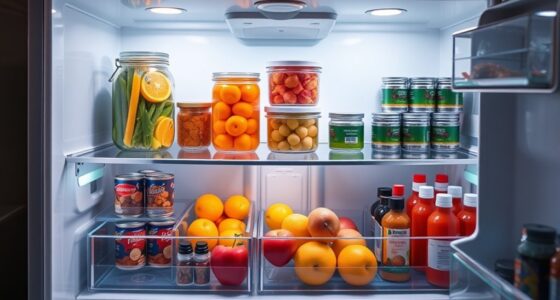 maximize small fridge storage