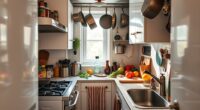 maximize small kitchen space