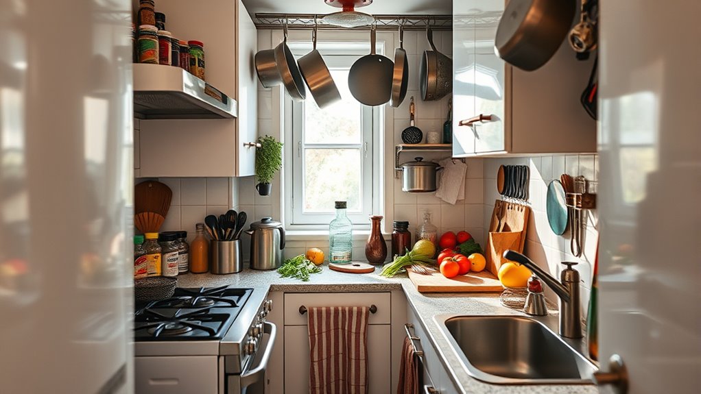 maximize small kitchen space