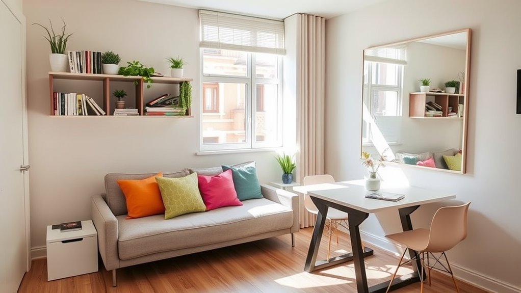 maximize space minimize clutter