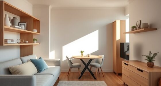 maximize space minimize clutter