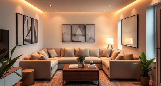 maximize space with cozy arrangements