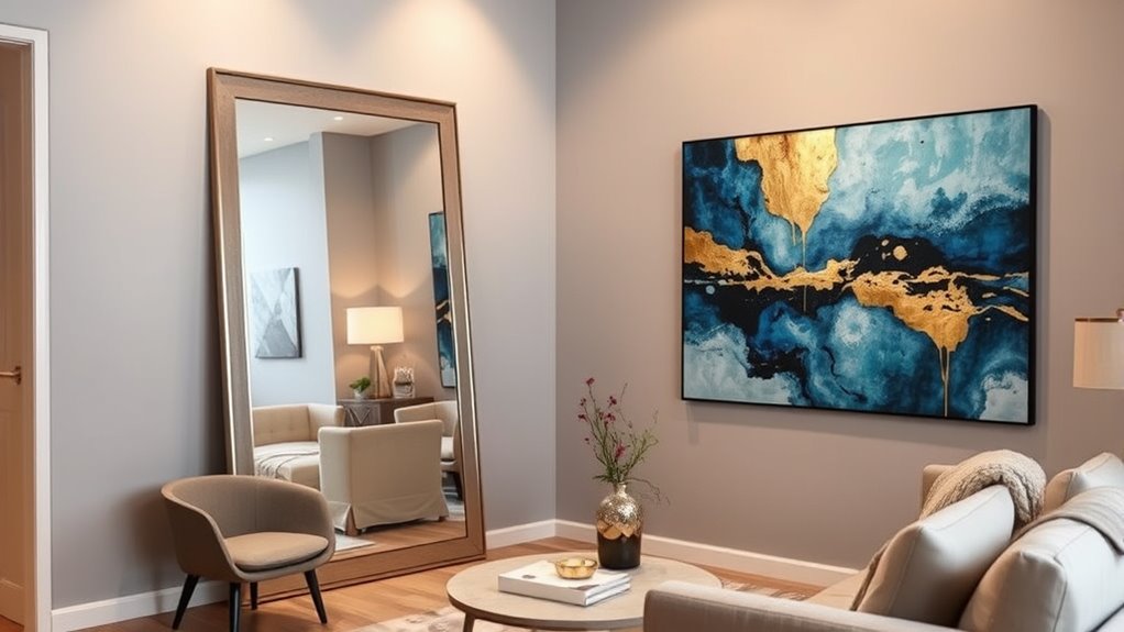 maximize space with mirrors