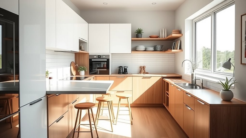 maximize space with multi functional furniture