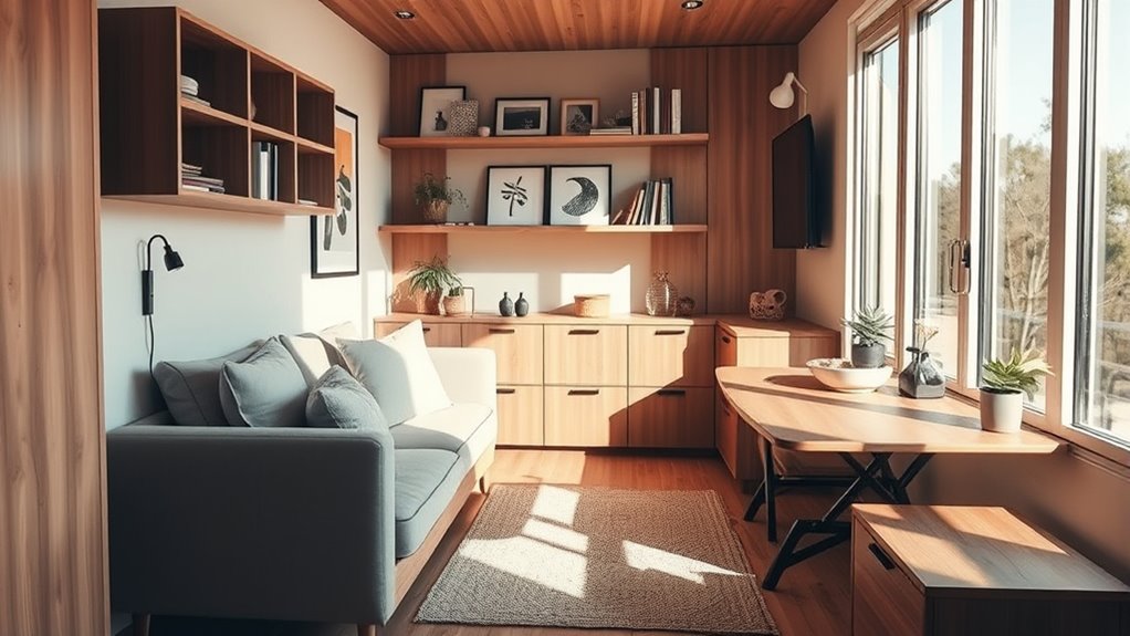 maximize space with storage