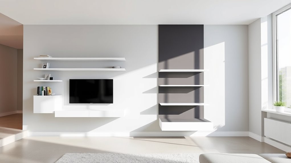 maximize space with wall mounted