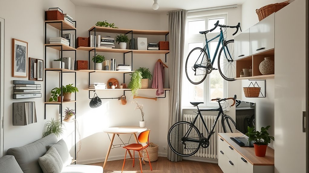 maximize vertical storage space