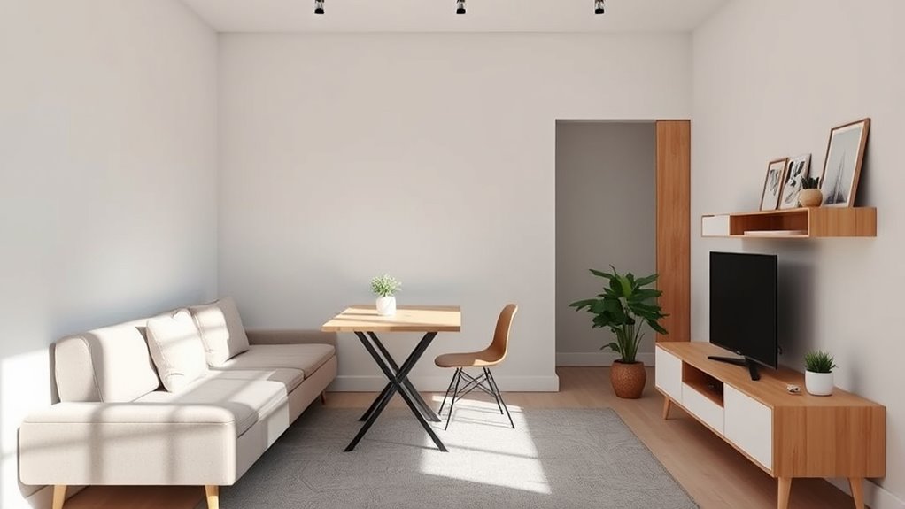 minimalist multi functional decor