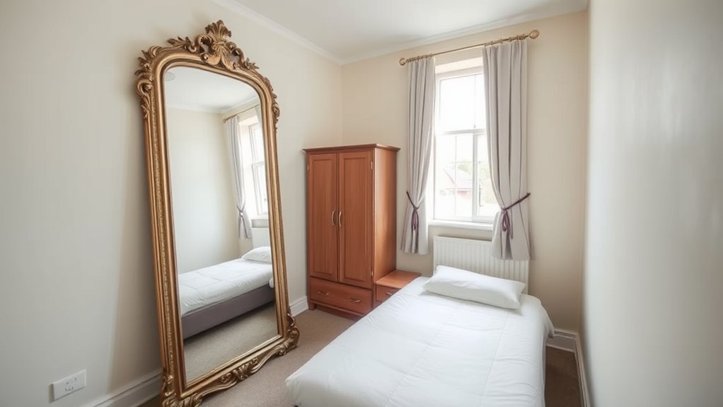 mirrors enhance space perception