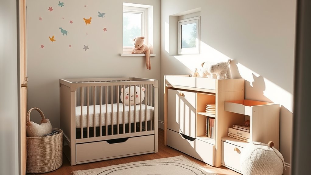 multifunctional space saving nursery