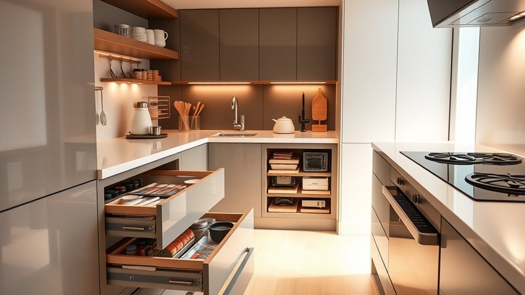optimize kitchen storage space