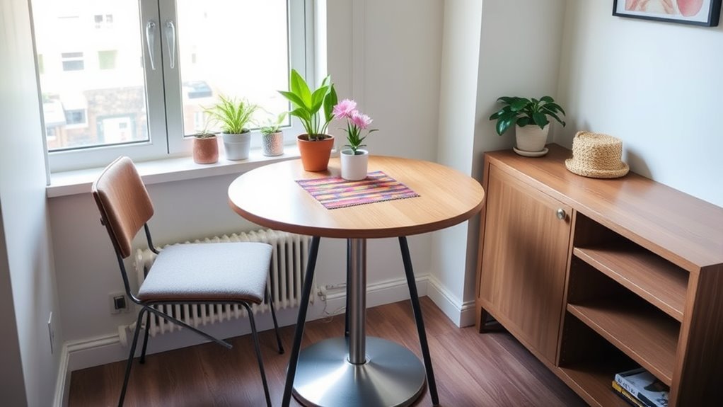 optimize small dining areas