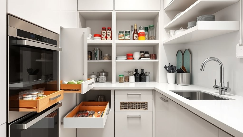 optimize small kitchen storage