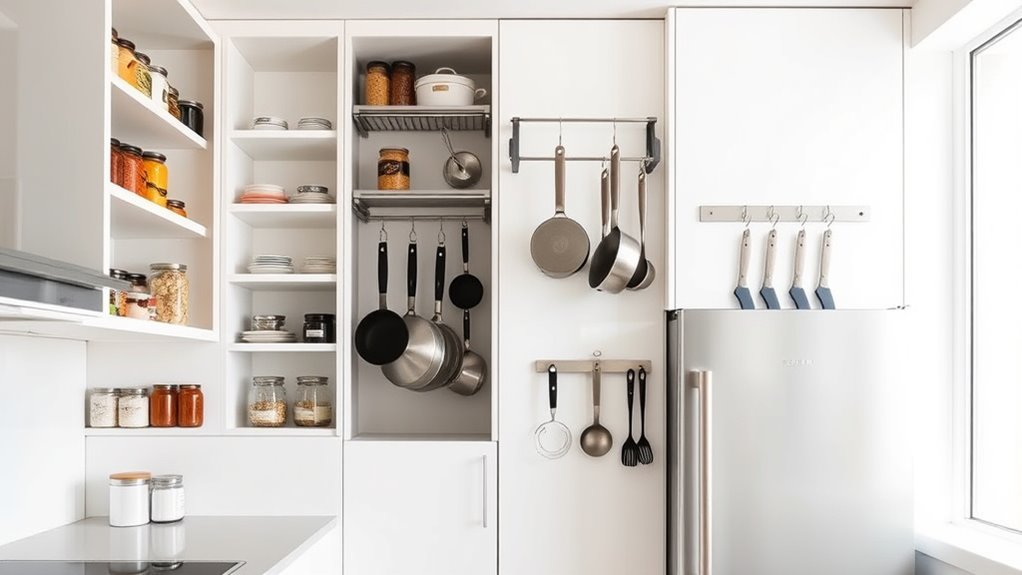 optimize vertical kitchen storage