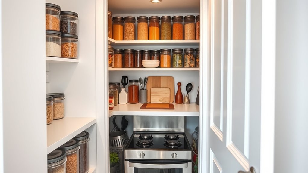 organize pantry for efficiency