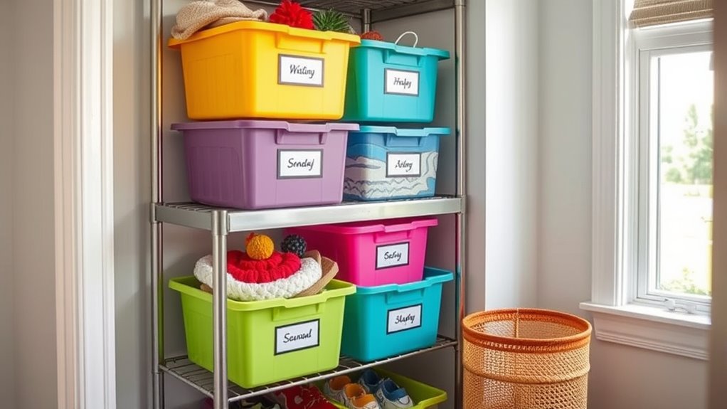 organize plan store rotate