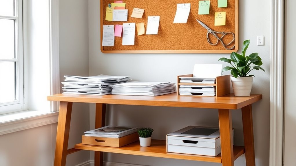 organizing small home documents