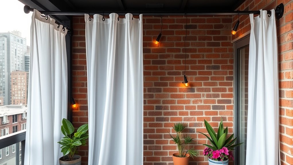 outdoor privacy curtain solutions