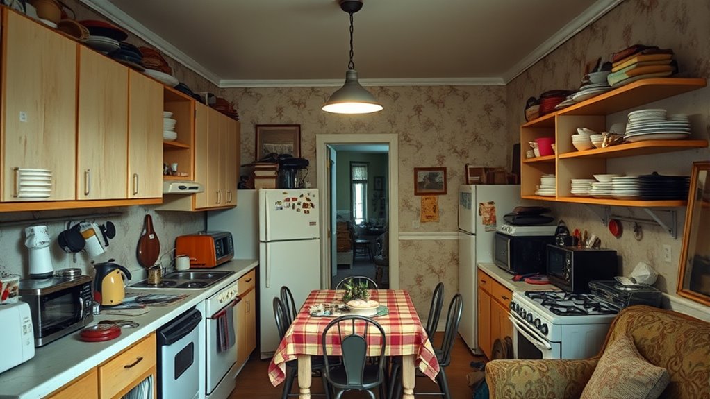 overcrowding clutter poor layout