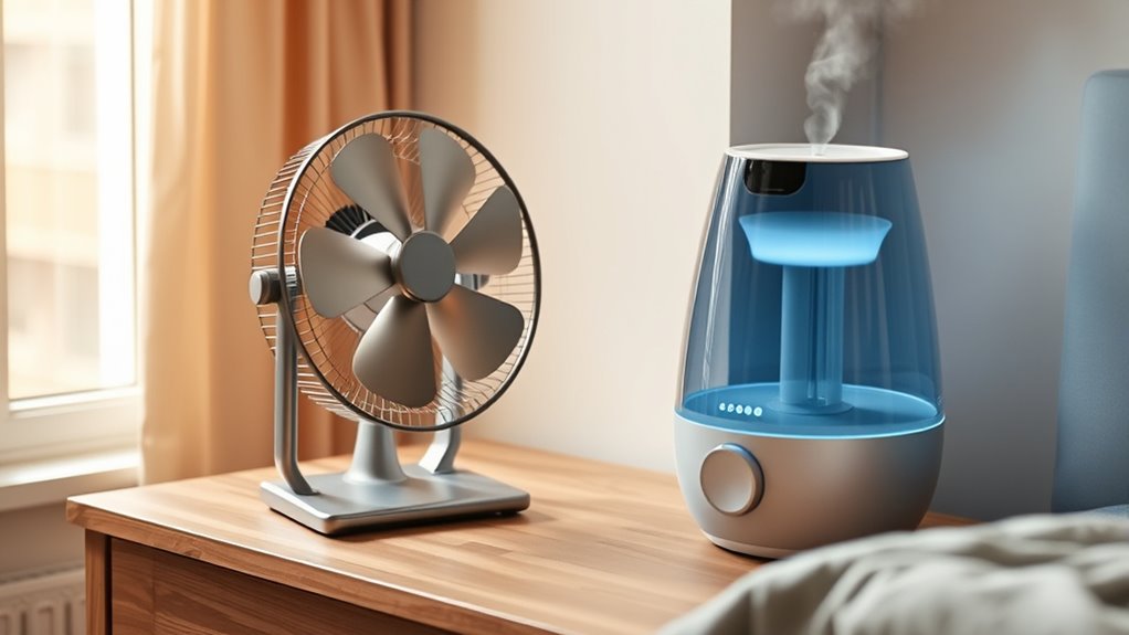 portable cooling and humidifying solutions