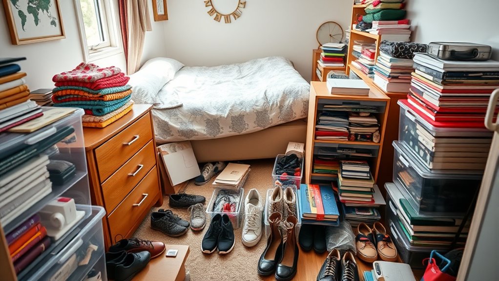 prioritize essentials declutter space