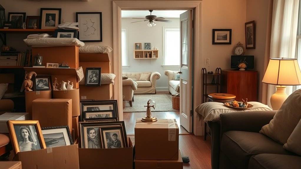 prioritize sentimental item organization