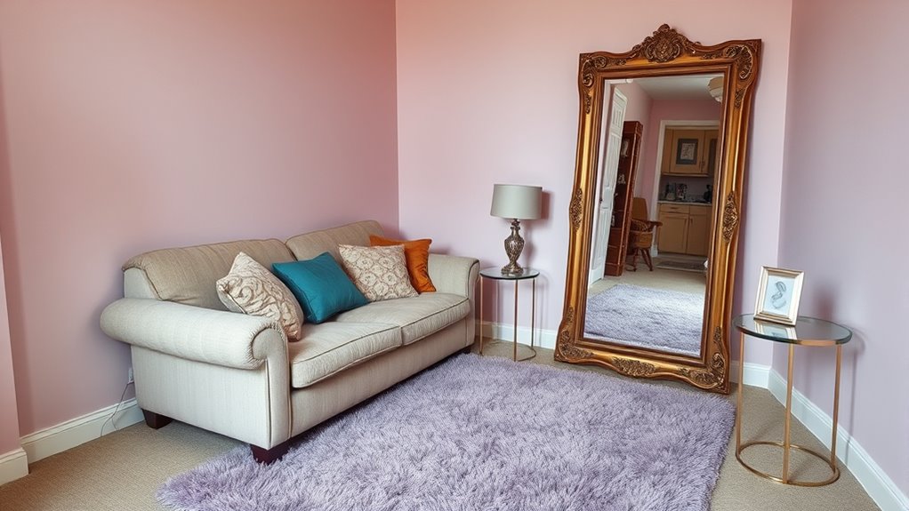 reflective surfaces enhance space