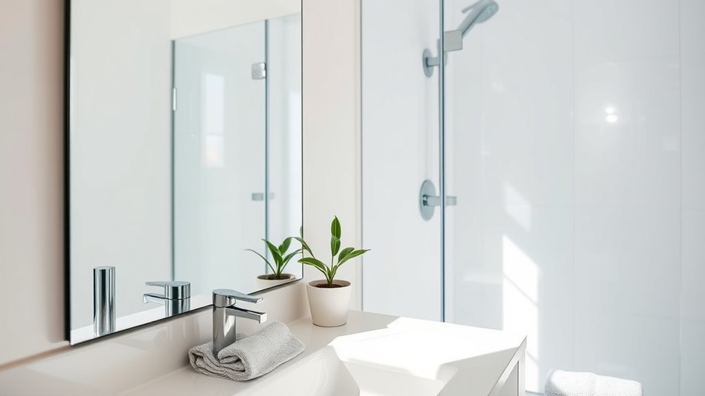 regular glass cleaning routine